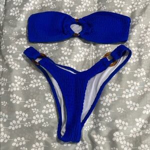 SHEIN Royal Blue Bikini Set